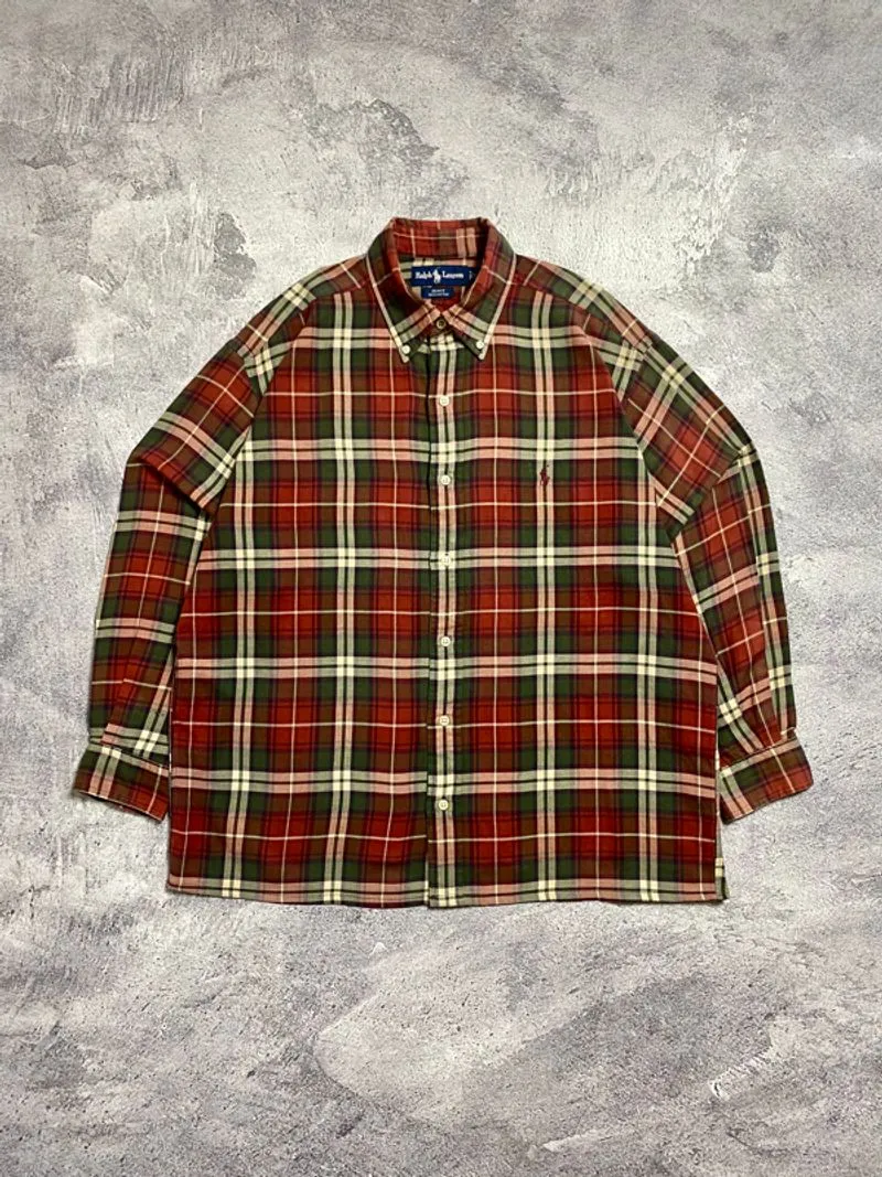 Kemeja Flannel Lengan Panjang Polo Ralph Lauren photo 1