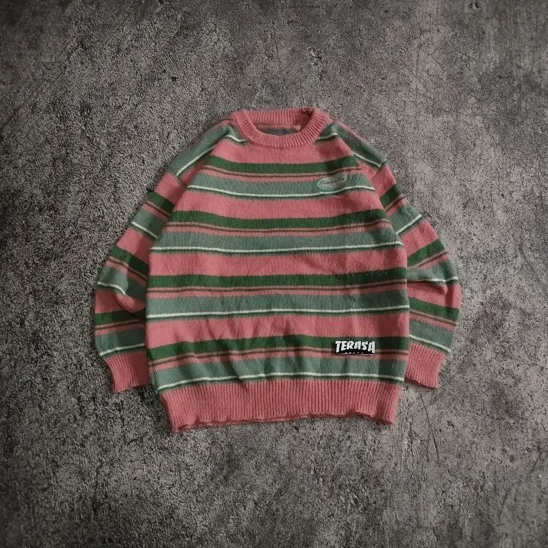Japanese brand Streetwear Sweater Pria pink photo 1