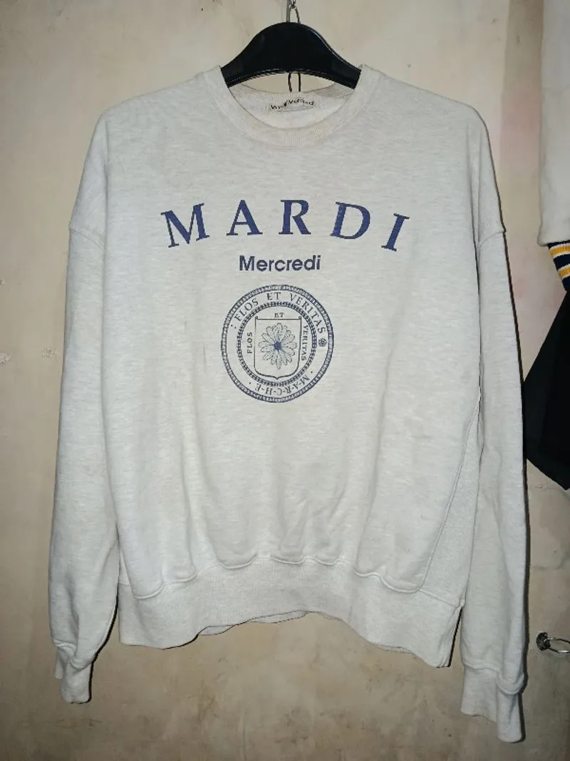 Crewneck Mardi Mercredi univ photo 1