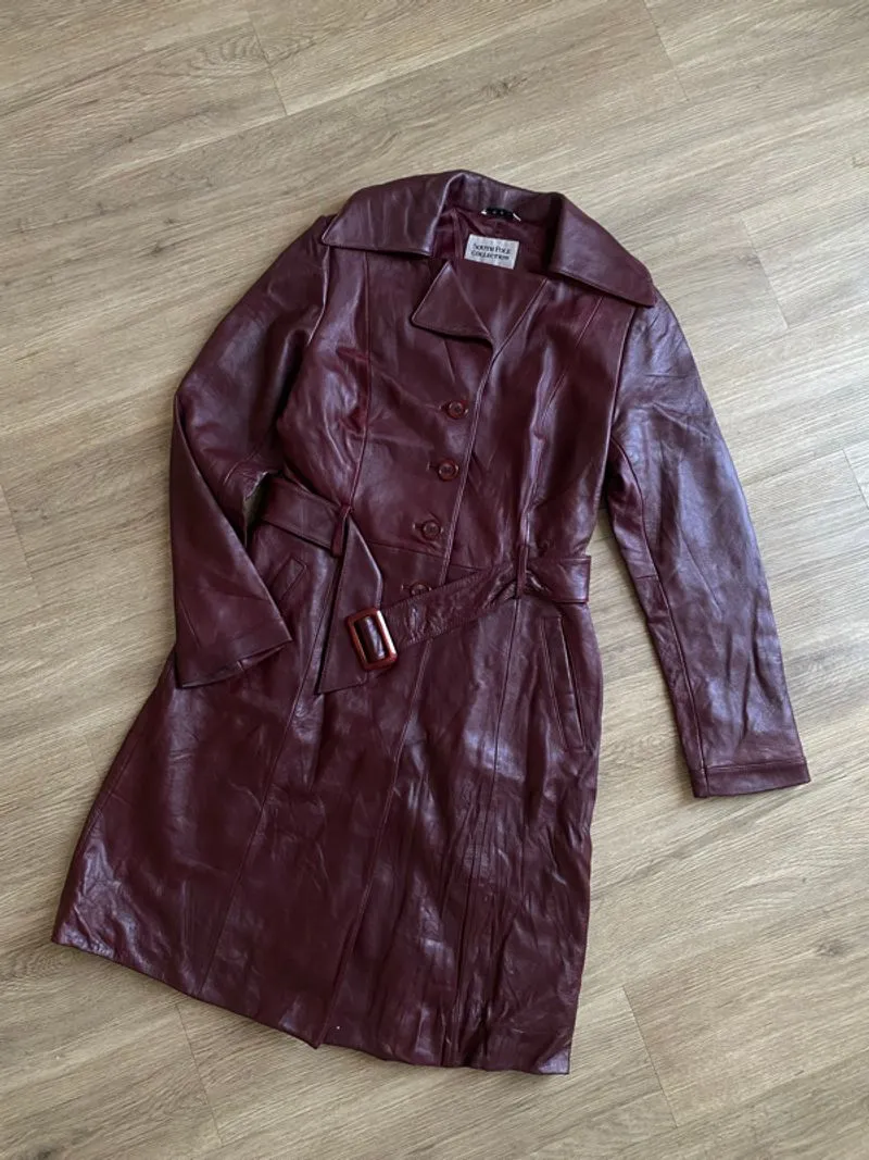 “SOUTH POLE COLLECTION” LONG/COAT LEATHER JACKET | OUTER photo 1