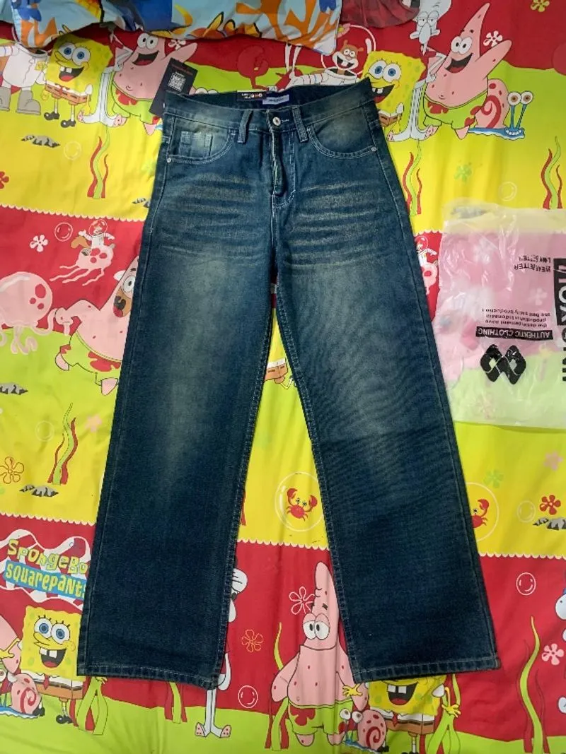 jinsyou loose fit jeans photo 1