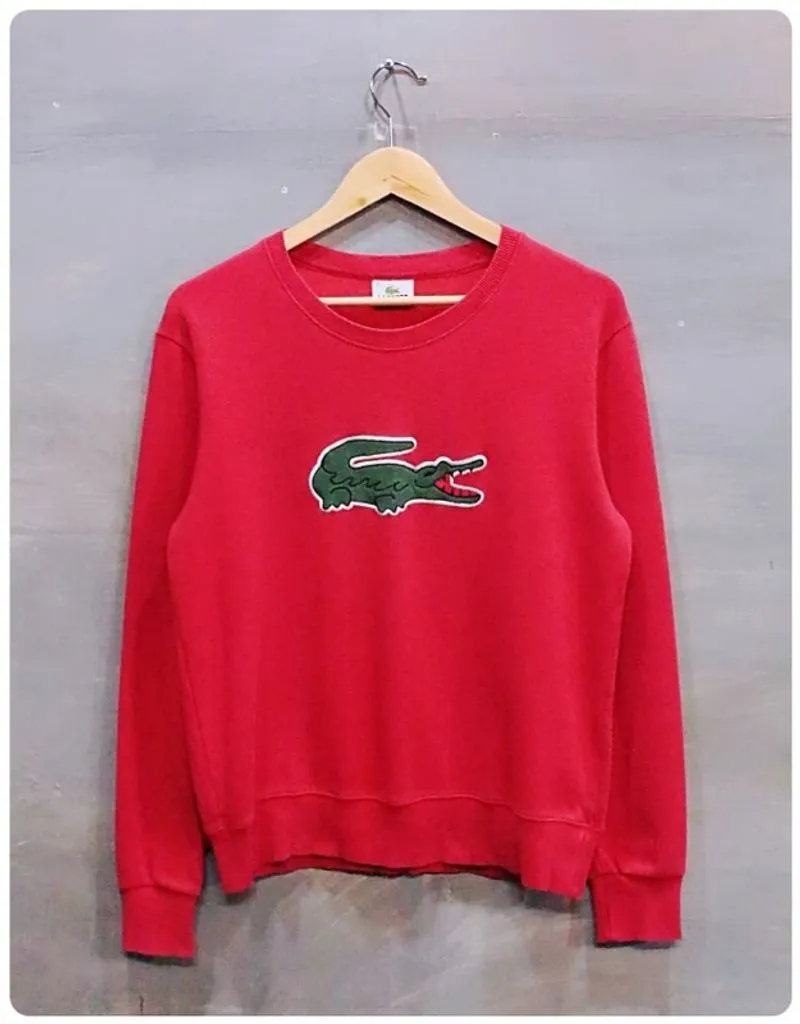 Lacoste Big Logo Bordir Crewneck photo 1