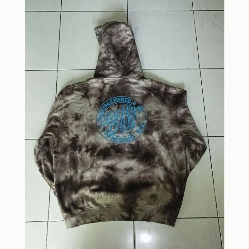 Santa Cruz tie die big logo hoodie photo 1