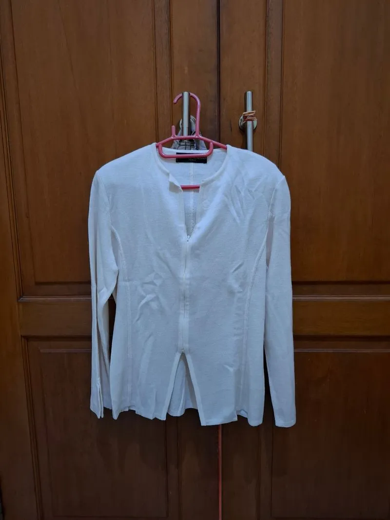 Casual Cardigan Wanita white photo 1