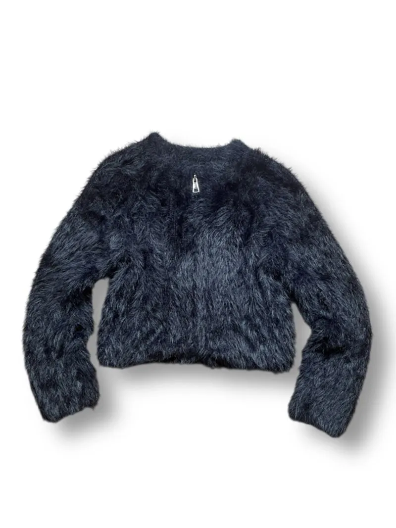 Fur Black Jacket photo 1