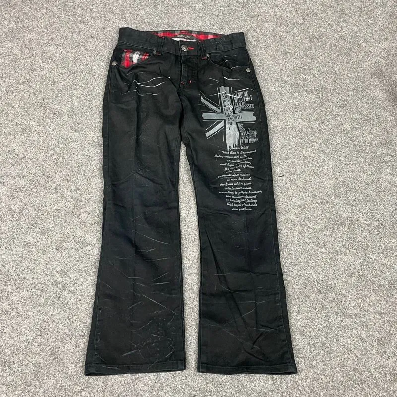 Wild life gothic denim pants photo 1