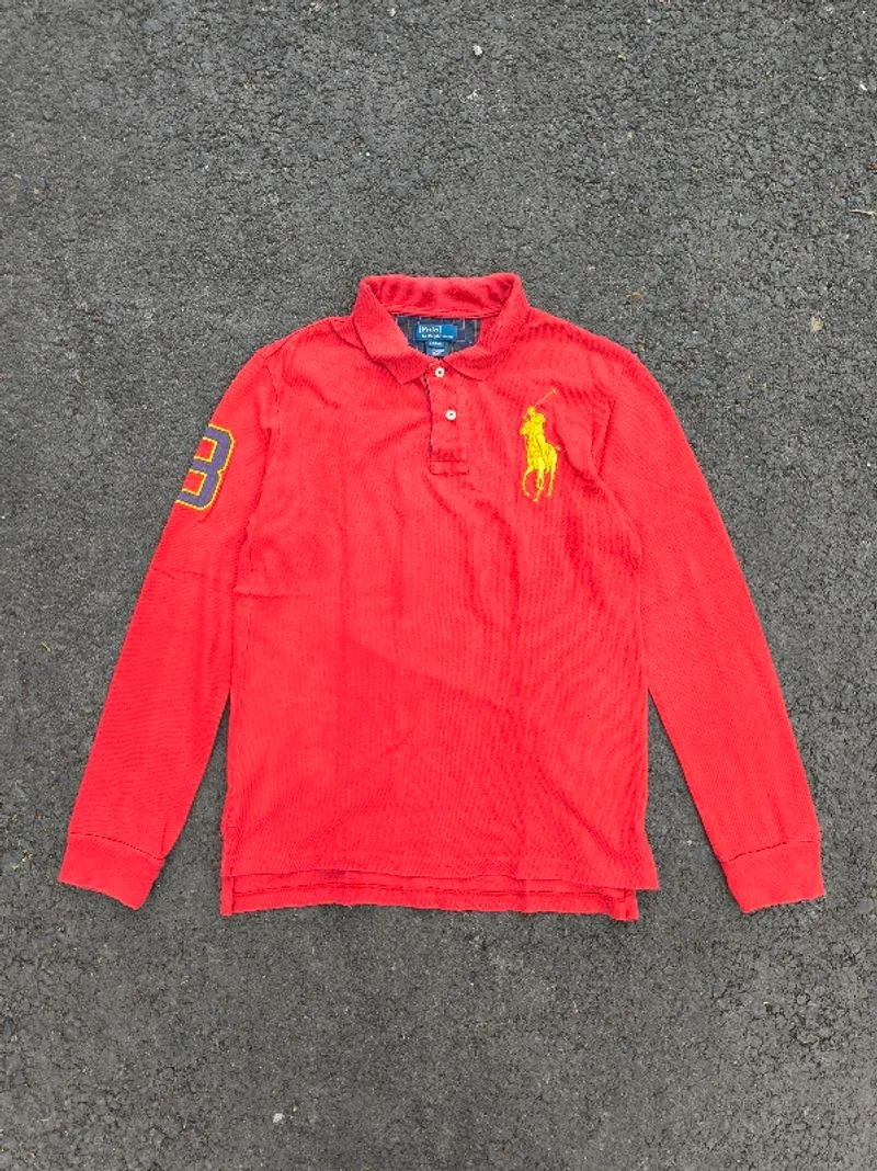Polo Ralph Lauren Long Sleeve Big Pony Red photo 1