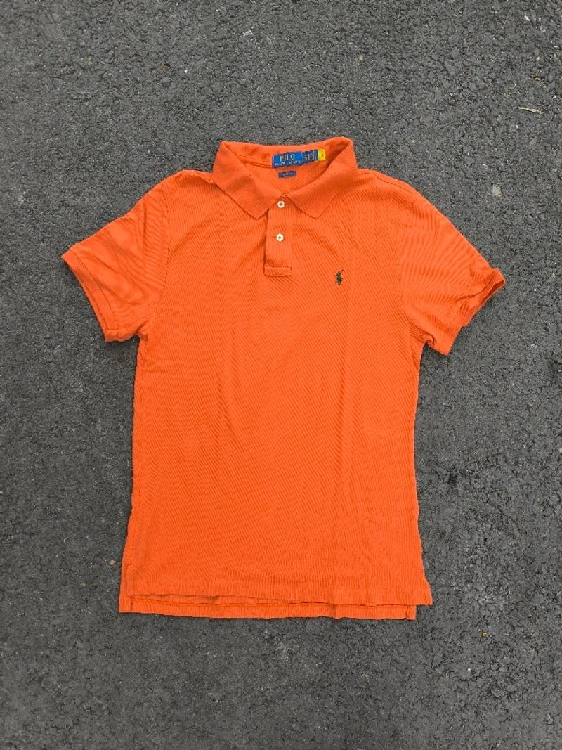 Polo Ralph Lauren - Classic Fit Mesh Polo Shirt Orange photo 1