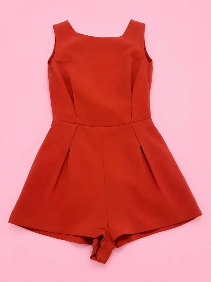 Jumpsuit Coral Lace Romper photo 1