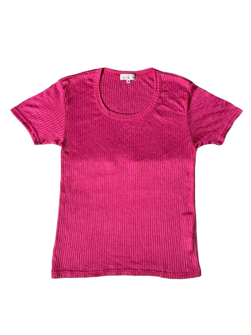 La mode balenciaga paris ribbed knit t shirt  photo 1