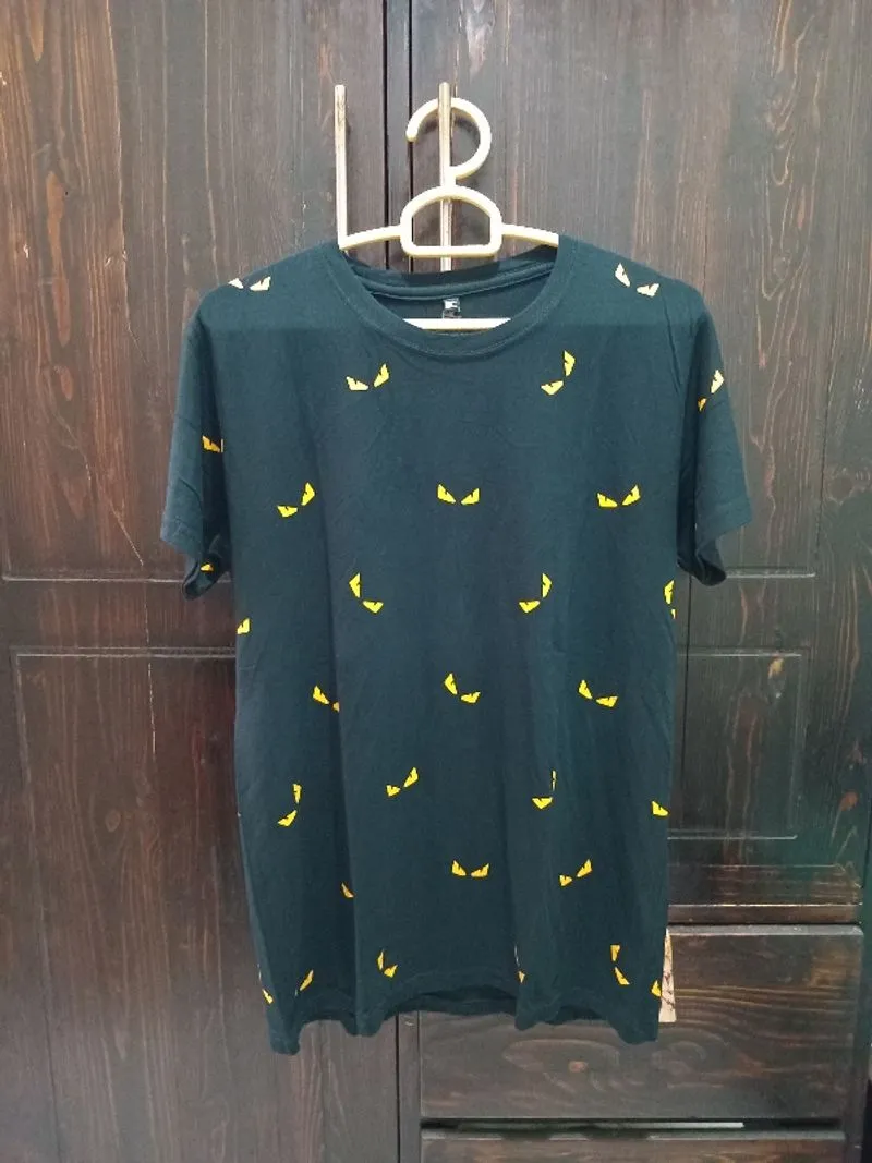 Casual Black Tshirt Kaos Oblong Pria Hitam Balle Cavalli photo 1