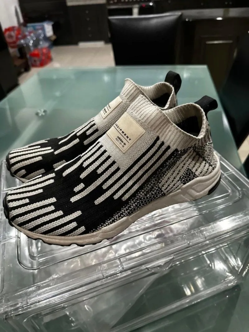 sepatu sneakers adidas equipment putih hitam photo 1