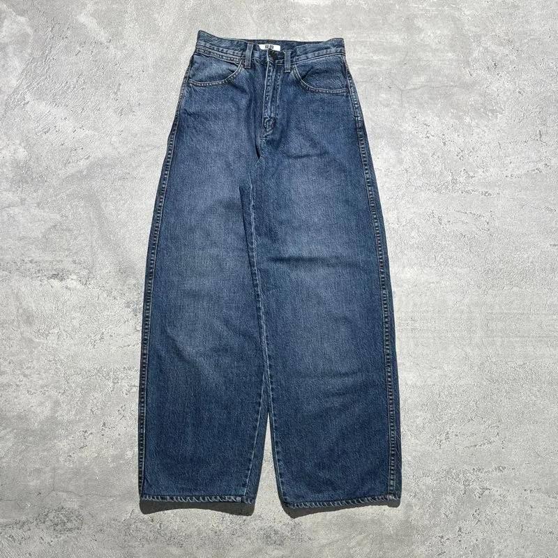 Uniqlo u baggy jeans blue photo 1
