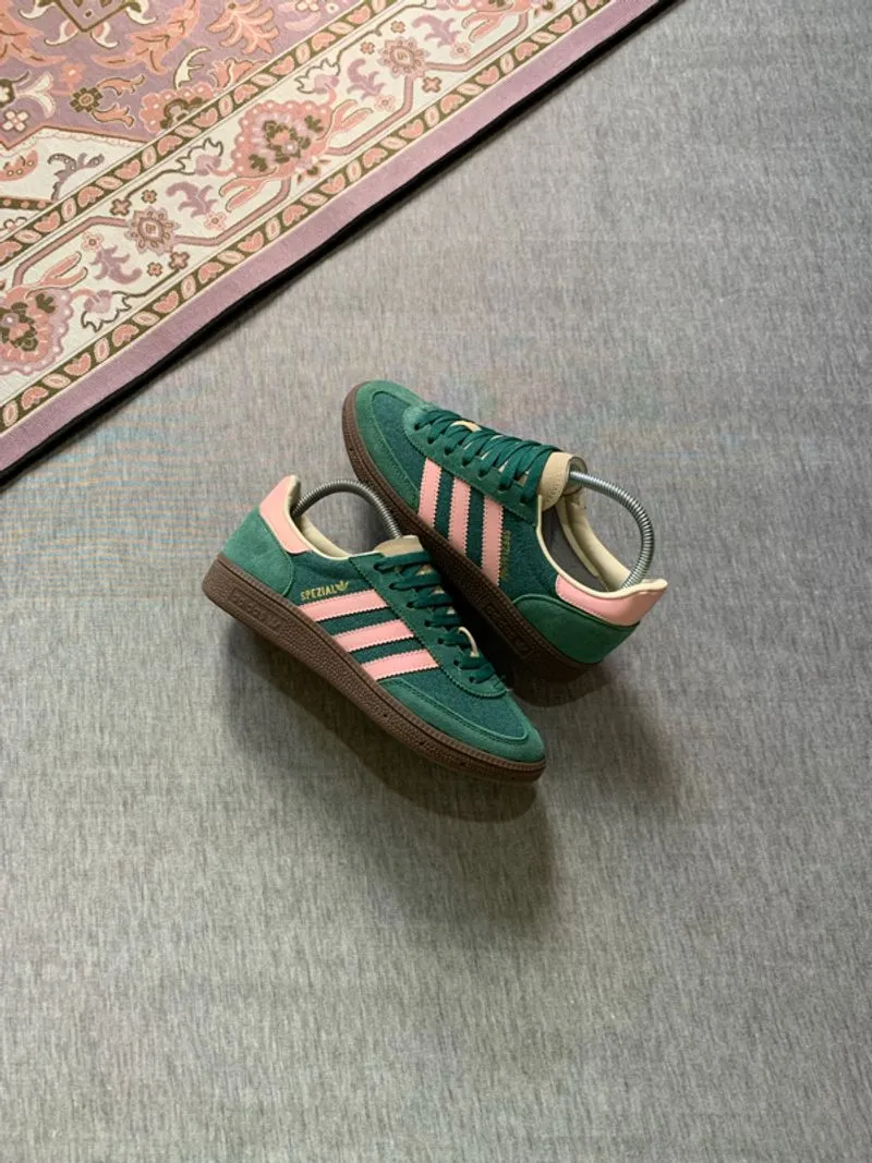 Adidas Spezial Handball Collegiate Green Pink Velvet photo 1