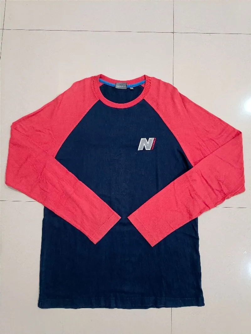 Long Sleeve - New Balance - Navy Red photo 1