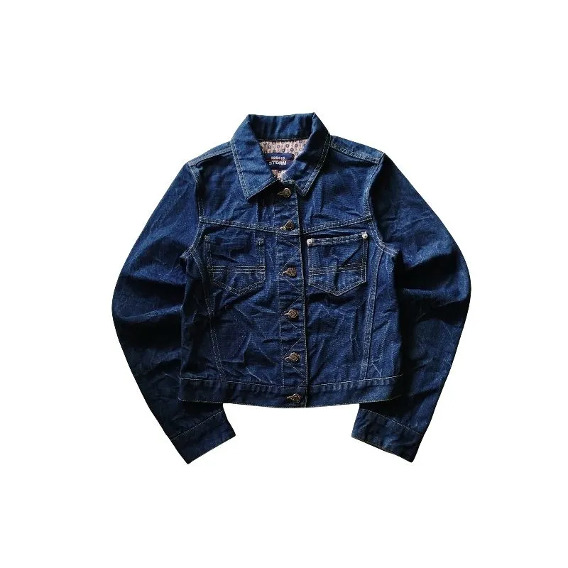 292513 Strom Denim Indigo Biker Jacket 2000an photo 1