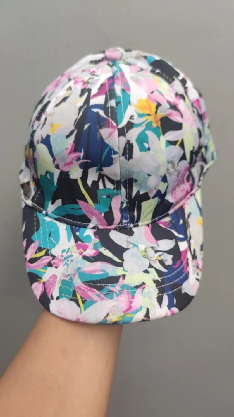 Topi Motif Bunga Golf Baseball Wanita Printing AOP RBX photo 1