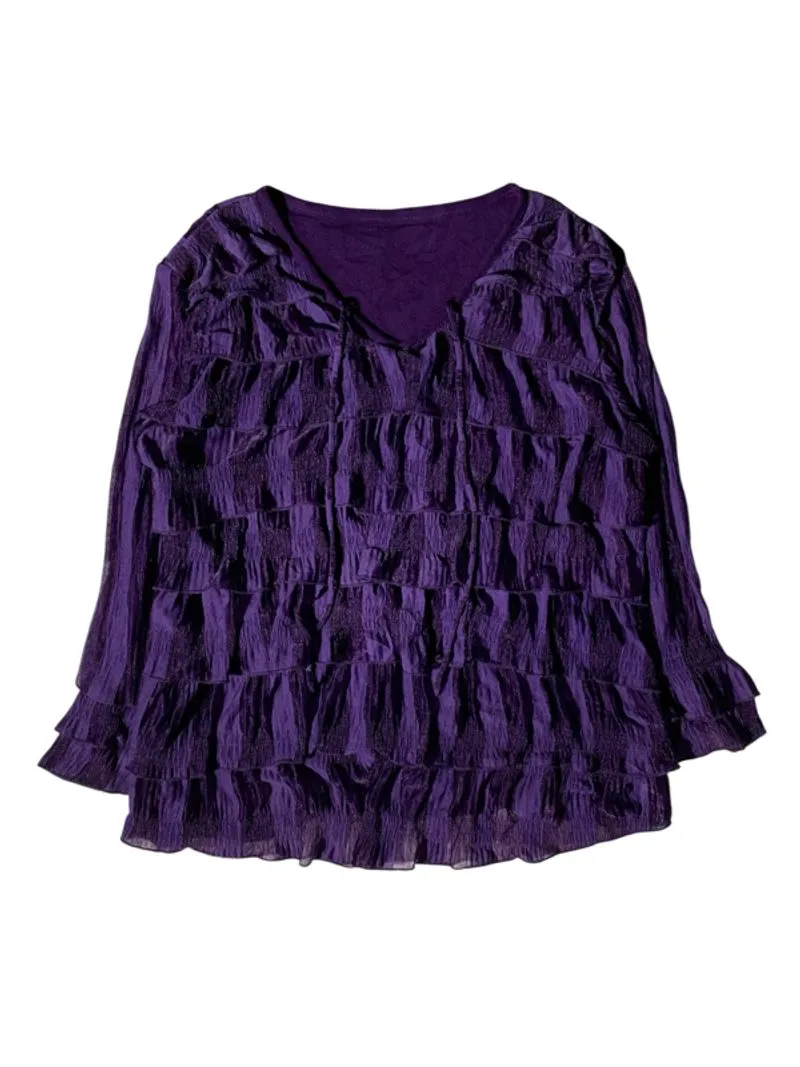 Multi layer with halter neck detail blouse  photo 1