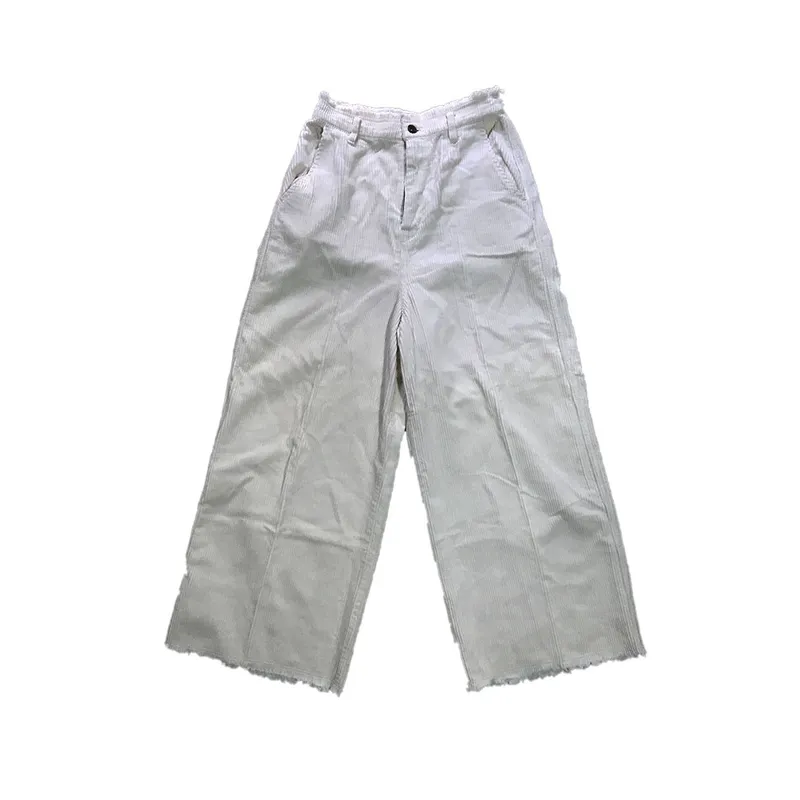 Streetwear Minimalist Culotte Wanita white photo 1