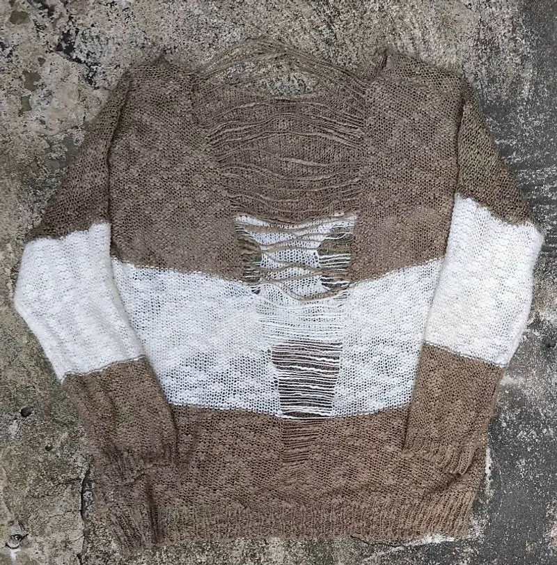 Vintage Culots japanese brand distressed knitwear photo 1