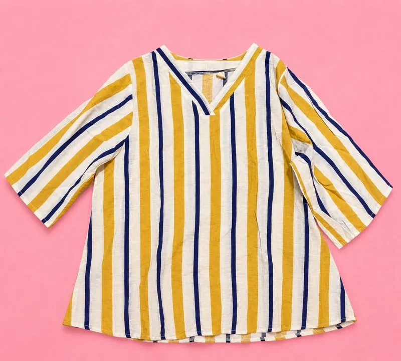 Atasan Yellow Striped Blouse photo 1
