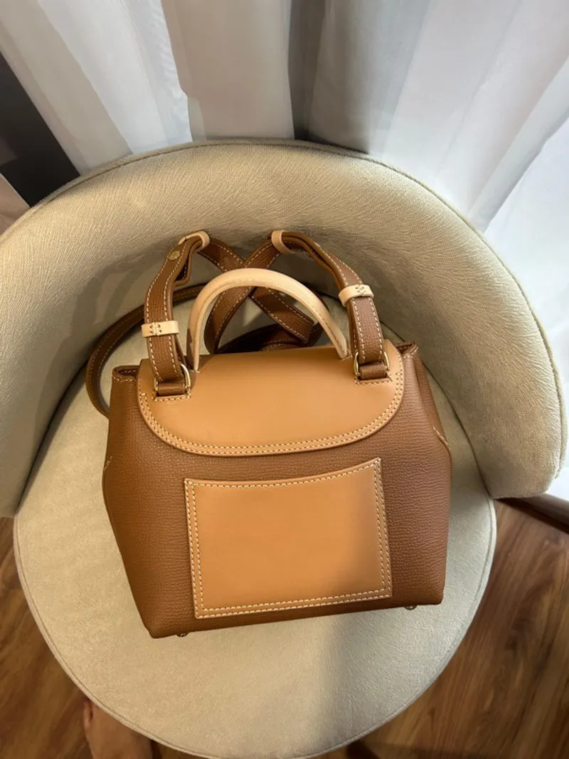 Polène Cyme Mini/Textured Cognac – Preloved Mulus Fullset, E photo 1