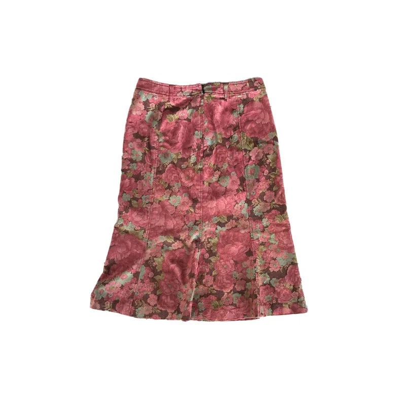 Y2K Coquette Maxi skirt Wanita pink photo 1