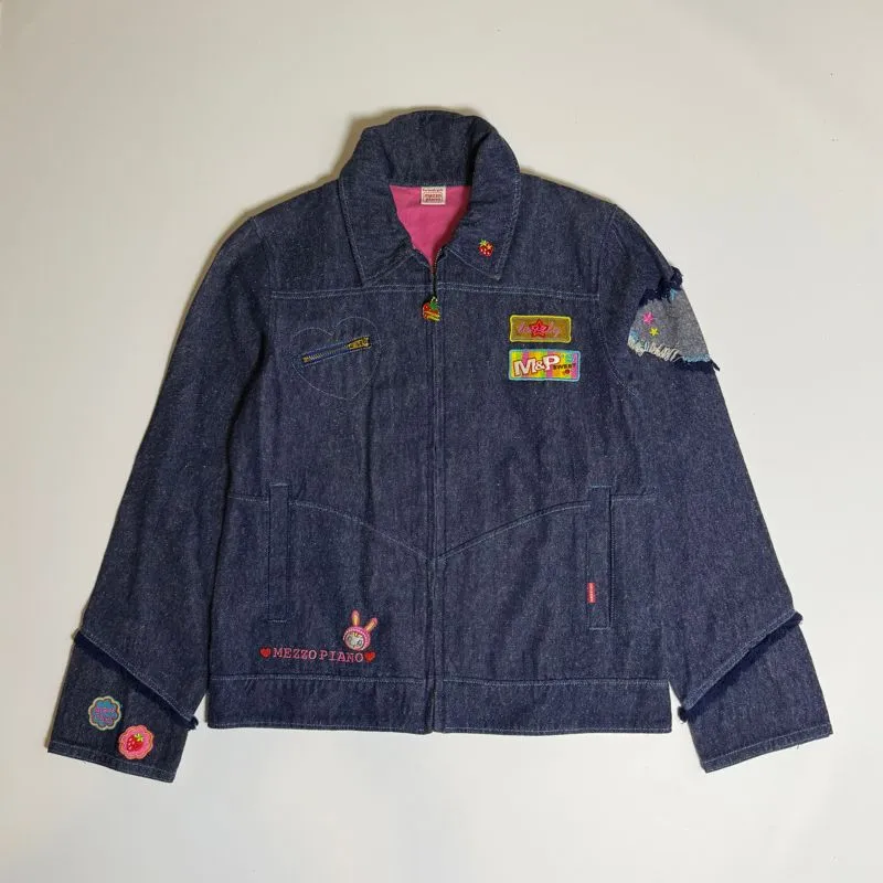 Mezzo Piano for Lovely Girls Japan Harajuku Y2k Embroidery P photo 1