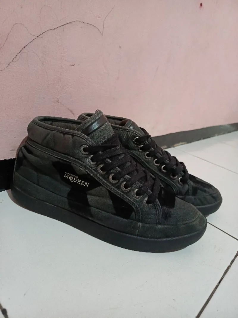 Alexander McQueen X Puma Rabble Mid Black photo 1