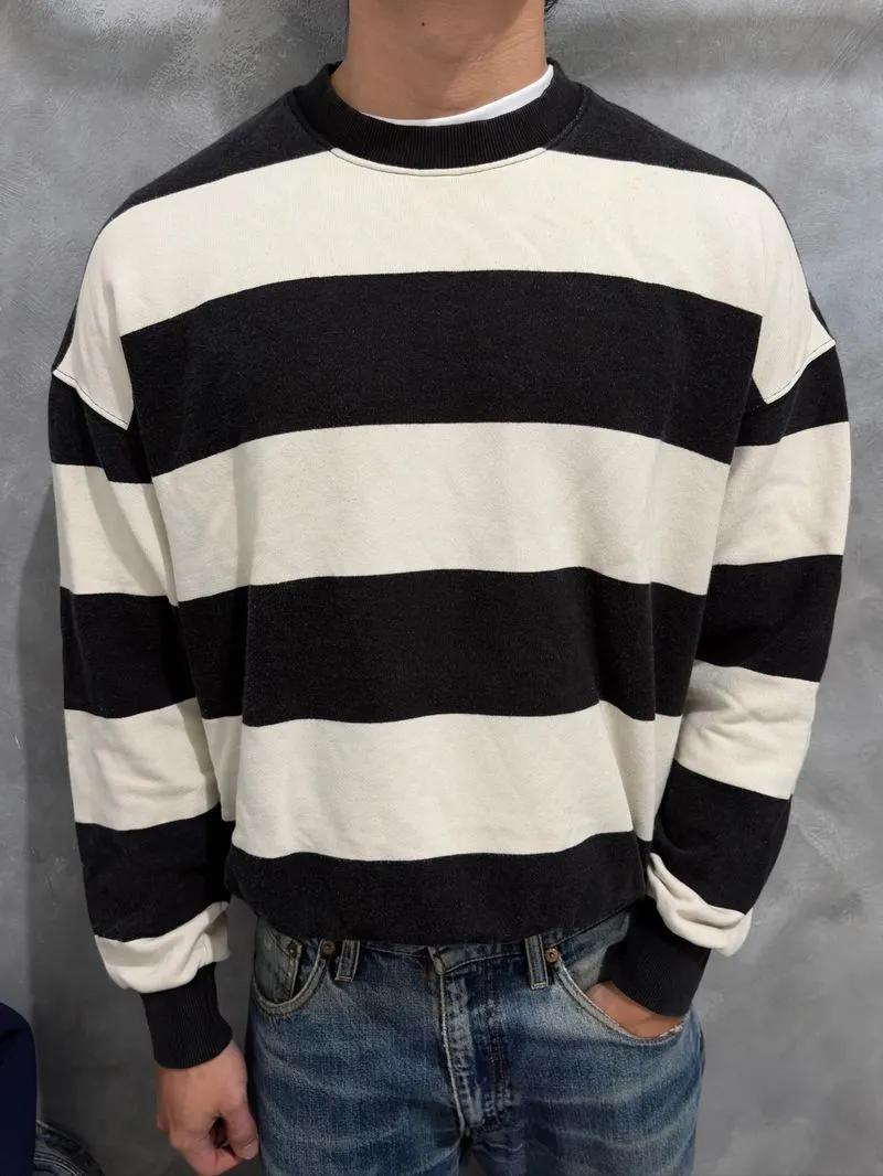 Y2K Grunge Sweat Shirt kurt cobain two tone photo 1