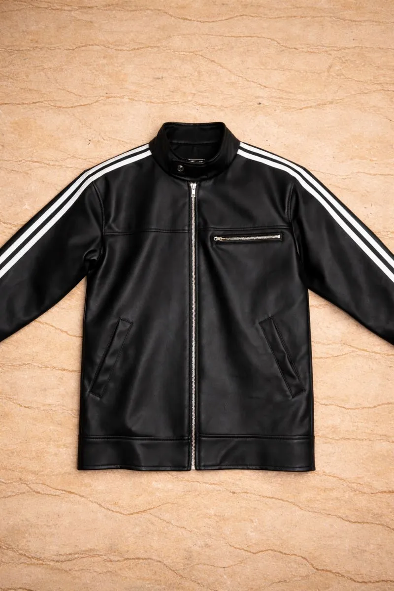 Oversized Leather Jacket photo 1