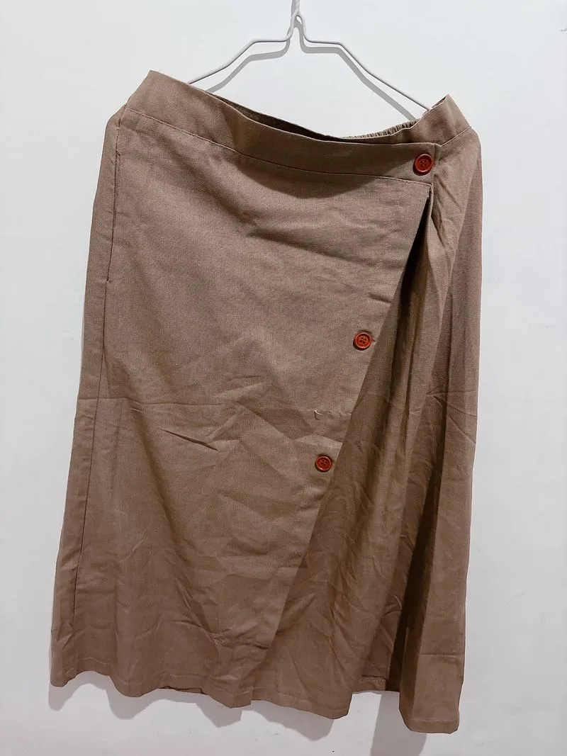 Casual Skirt Wanita tan brown photo 1
