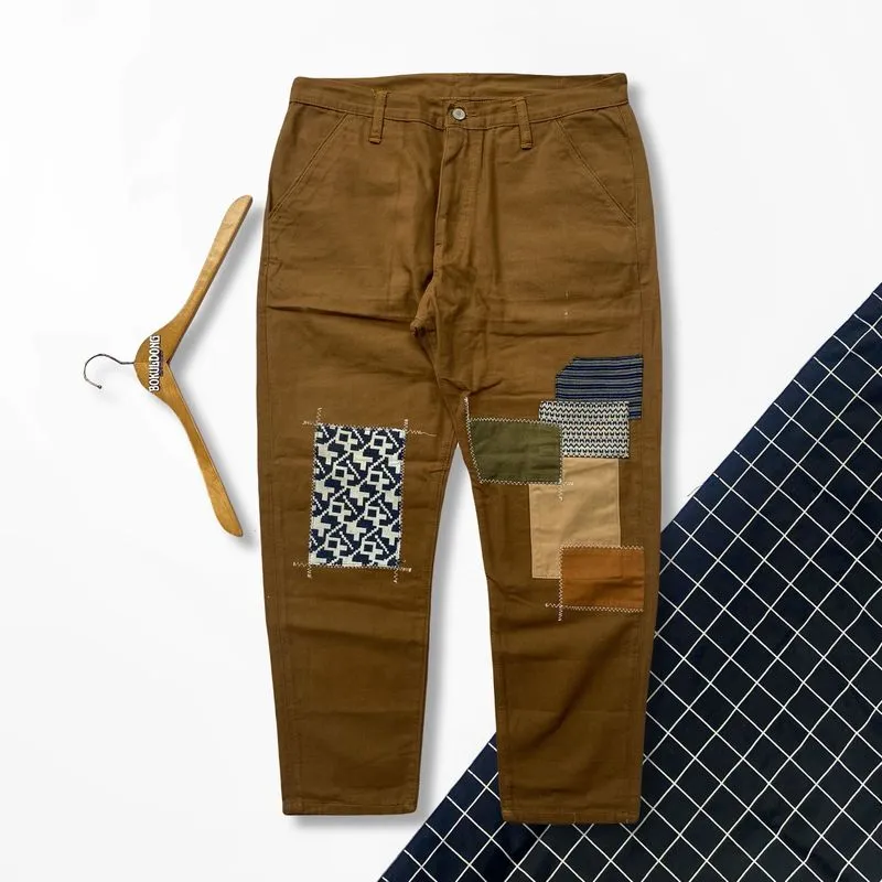 Bespoke project sashiko patchwork pants photo 1