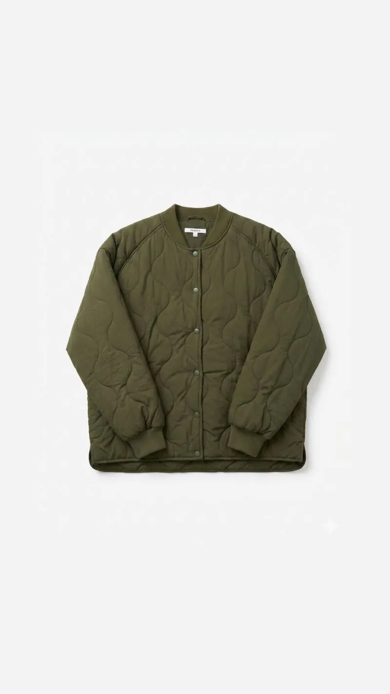 PACSUN LINER JACKET OLIVE photo 1