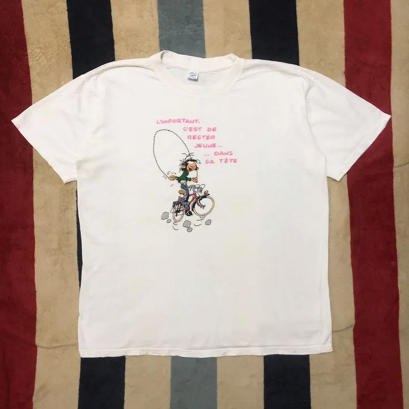 Vintage 90s Gaston Lagaffe T-Shirt photo 1