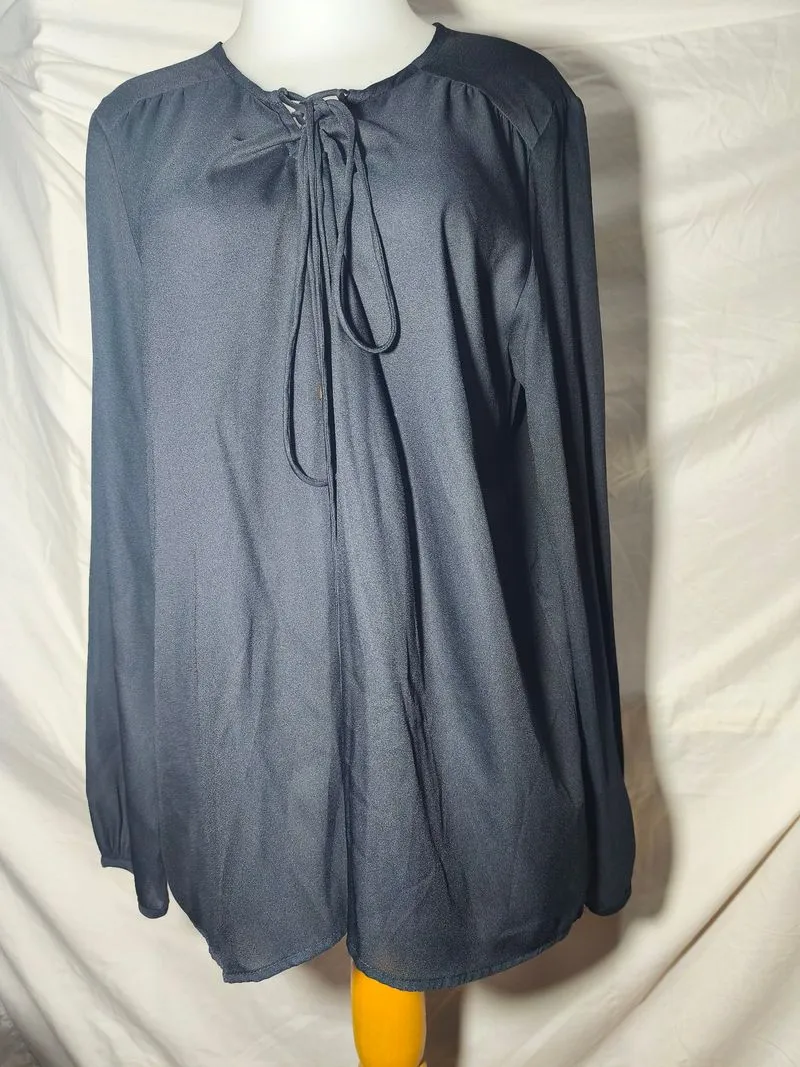 Blouse Minimal bahan Katun Polyester photo 1