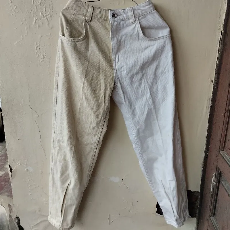 Celana Denim Bershka Women two tone Original photo 1