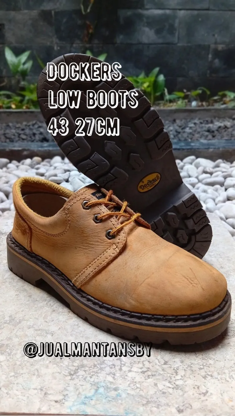 DOCKERS By Gerli Yellow Low Boots photo 1