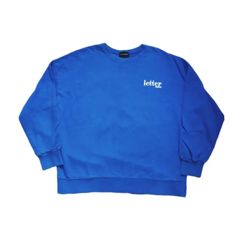Crewneck Sweatshirt Letter Typing ABCDSCOMPANY Brand photo 1