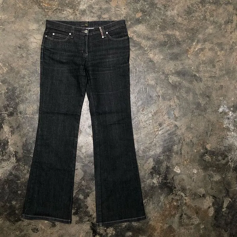 Fendi Streetwear Jeans Wanita black photo 1