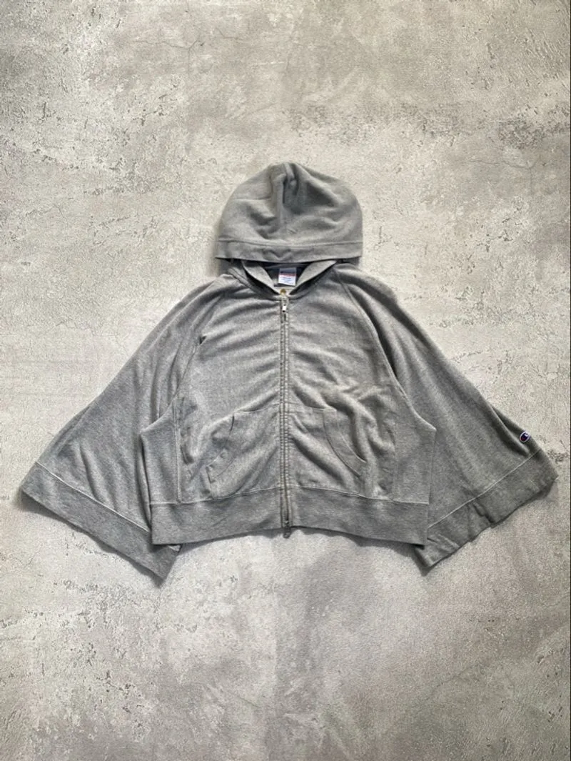 Champion x E HYPHEN Double Zip Hoodie Reverse Weave photo 1
