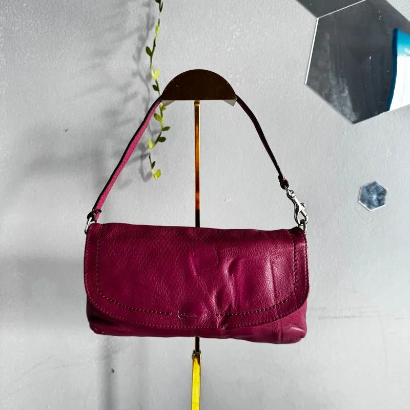 Coach leather wrislet pink photo 1