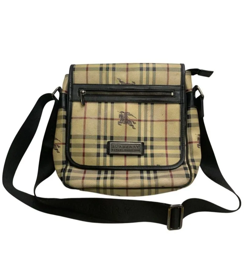 preloved tas slempang sling bag Burberry vintage 28 x 7 x 25 photo 1