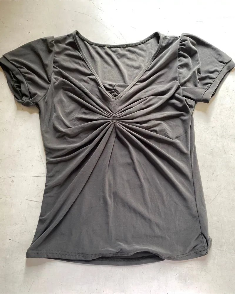 greenish shirt photo 1