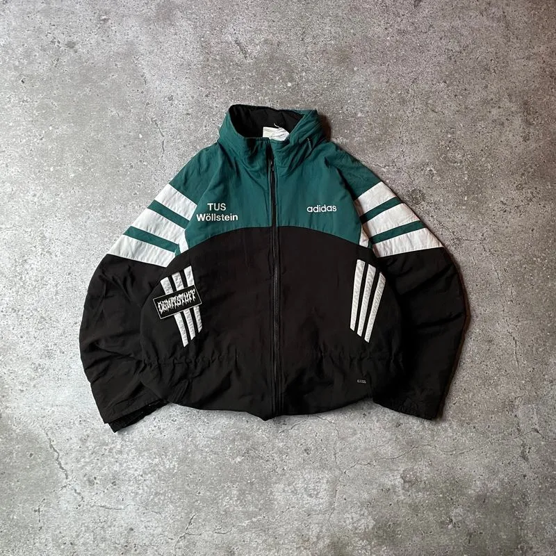 Vintage Jacket Track Parka Adidas 90s Hooded Zipper photo 1