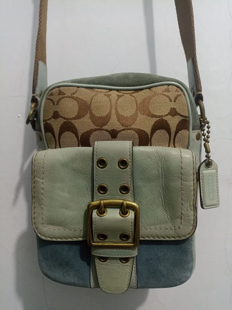 preloved tas slempang sling bag camera bag coach vintage photo 1