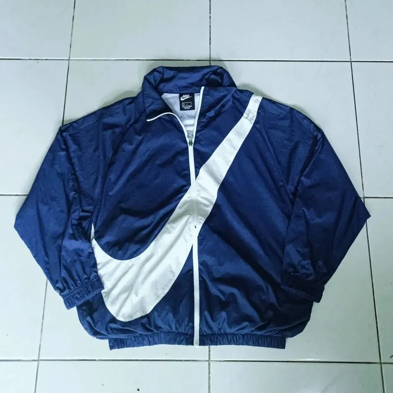 Nike big swoosh logo jacket windbreaker  photo 1