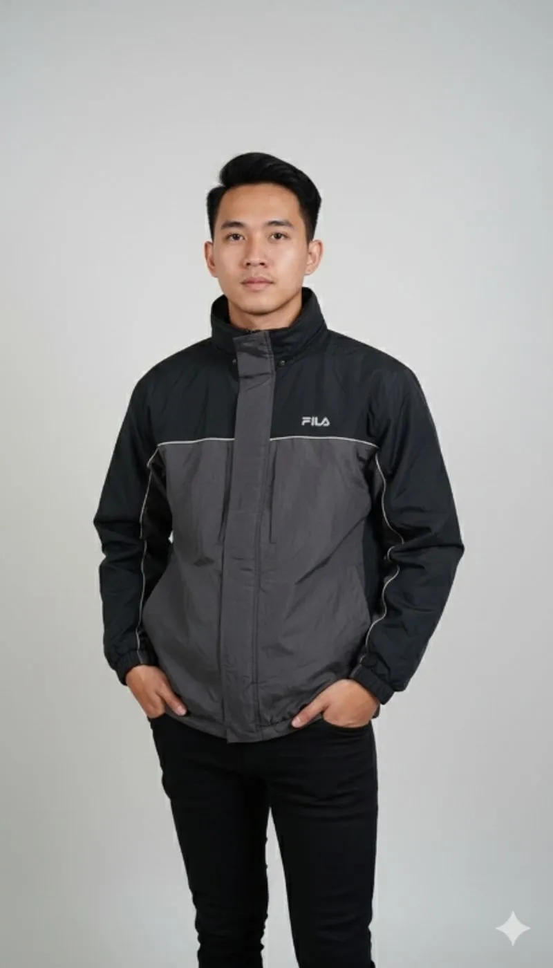 Windbreaker outdoor jamot fila jumbo oversized photo 1