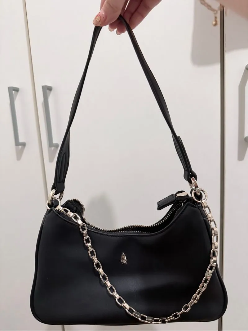 Hush Puppies Black Shoulder Bag + Strap Panjang | Kondisi Li photo 1