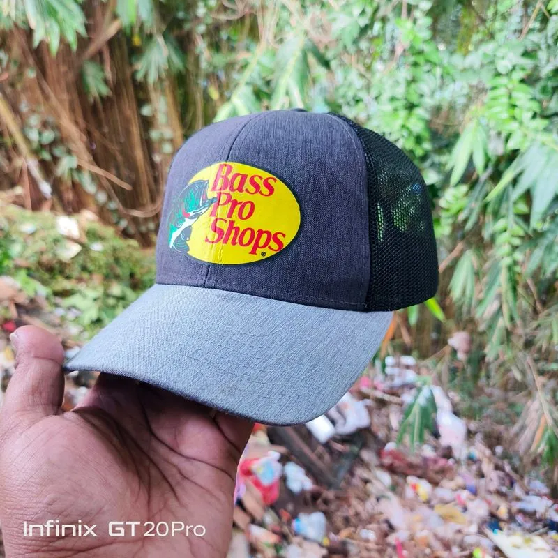 TOPI TRUCKER OUTDOOR CAP BASS PRO SHOPS CUSTOM photo 1